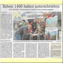 2014 01-27 Schon 1400 haben unterschrieben